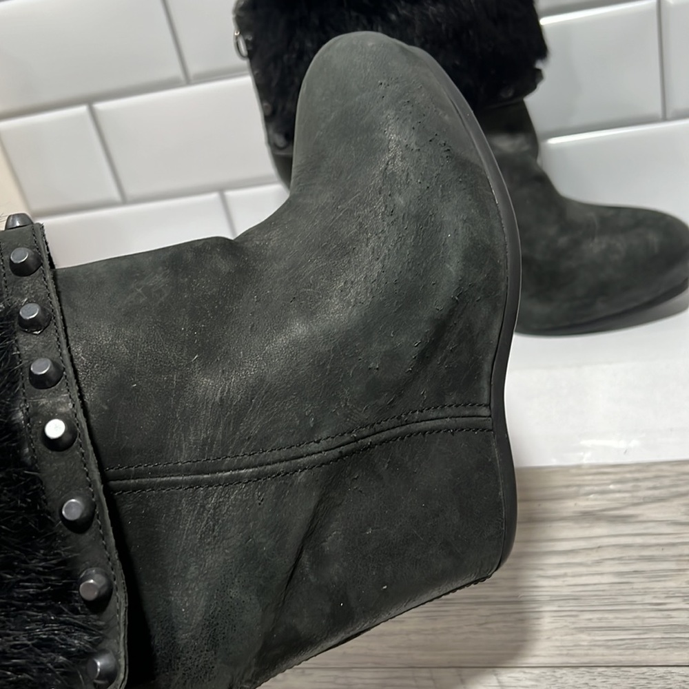Ash Uranus wedged heel ankle boots sz.37.5 - Picture 3 of 11